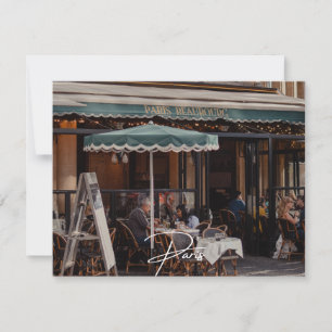 Paris Cafe (Paris) Invitation
