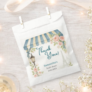 Paris Cafe She Said Oui Bridal Shower  Favour Bag