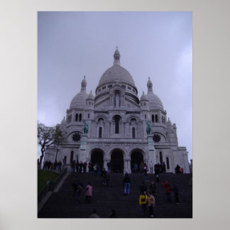 Paris Cathedral Poster