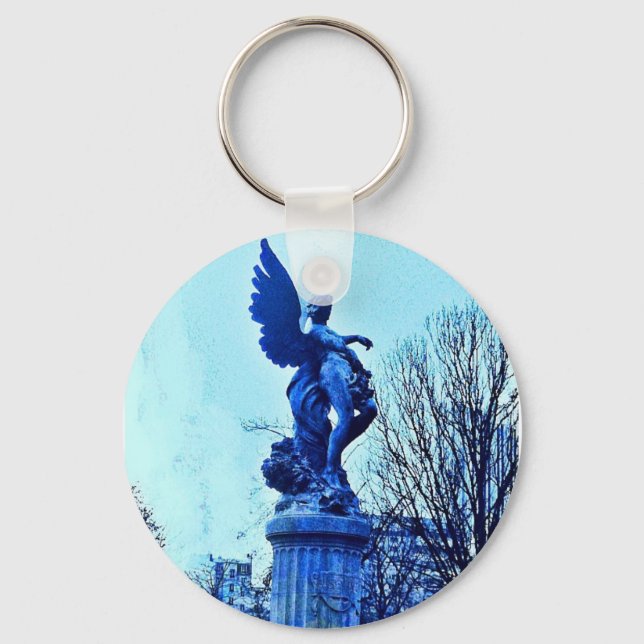 Paris Cemetary Angel Key Ring (Front)