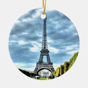 Paris Ceramic Tree Decoration