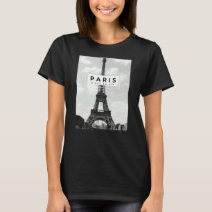 Paris C'est la vie Eiffel Tower French Souvenirs L T-Shirt