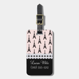 Paris Chic Luggage Tag