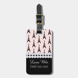 Paris Chic Luggage Tag