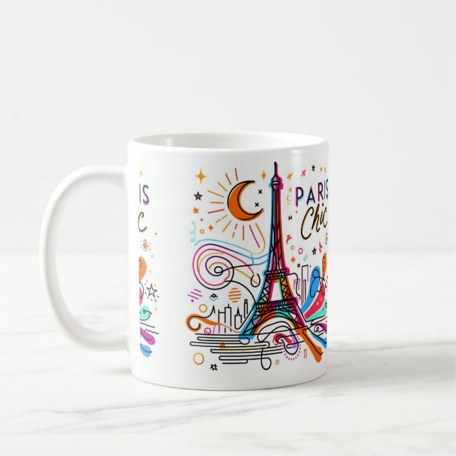 Paris Chic Vibes #3 Coffee Mug (Left)