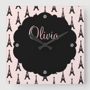 Paris Chic Wall Clock