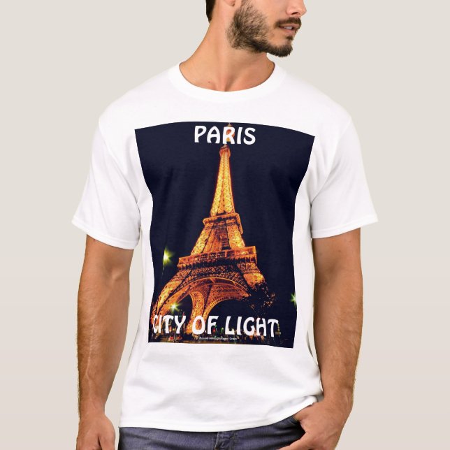 PARIS CITY OF LIGHT BY MOJISOLA A GBADAMOSI  T-Shirt (Front)