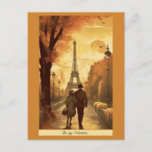 Paris City of Love Golden Hour Stationery