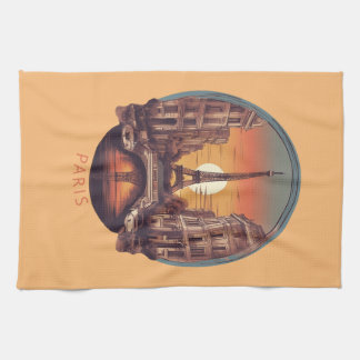 Paris, City of Love & Light Tea Towel
