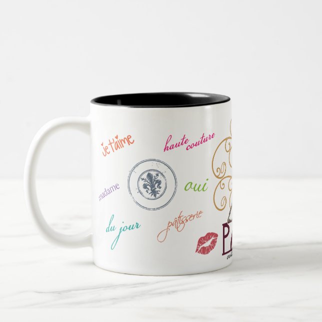 "Paris City of Love" Mug (Left)