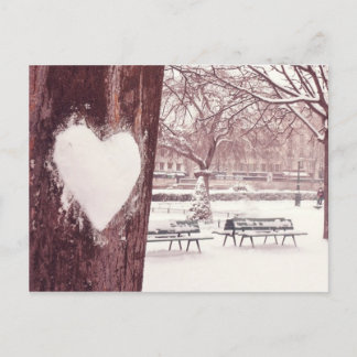 Paris, city of love (Notre Dame gardens) Postcard