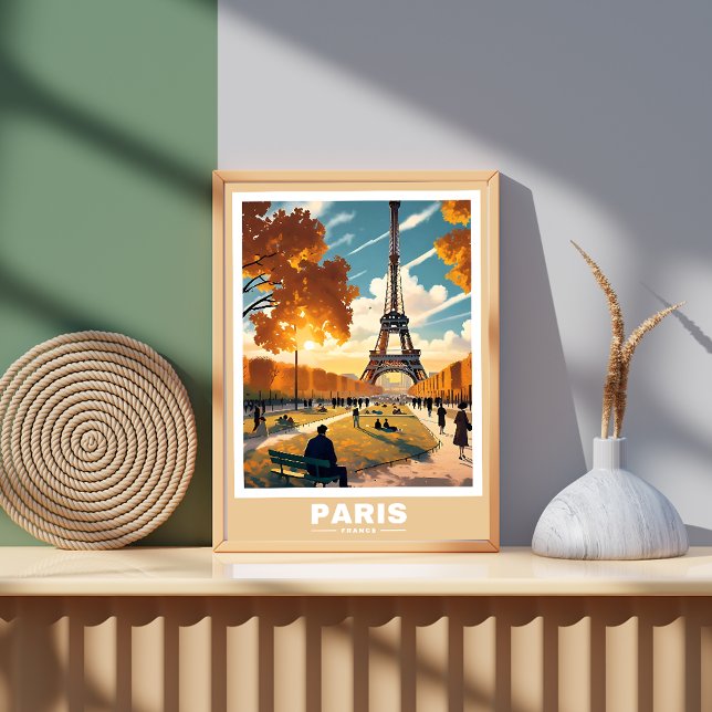Paris Cityscape - Iconic Landmarks Poster (Creator Uploaded)
