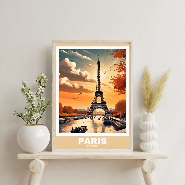 Paris Cityscape - Iconic Landmarks Poster (Creator Uploaded)