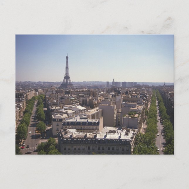 Paris cityscape,  Paris,  France Postcard (Front)