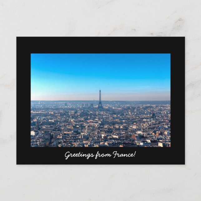 Paris Cityscape Postcard (Front)