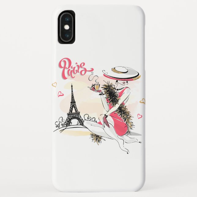 Paris & Coffee Case-Mate iPhone Case (Back)