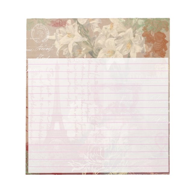 Paris collage notepad (Front)