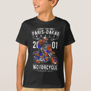 Paris-Dakar rally motorcycle adventure Sahara moto T-Shirt