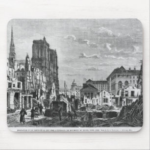 Paris, demolition of a part of the Cite Mouse Pad