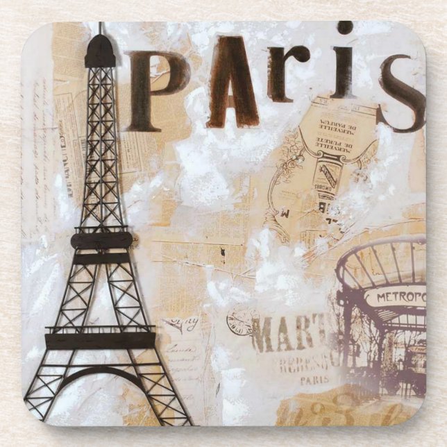 Paris Design Art Coaster (Front)