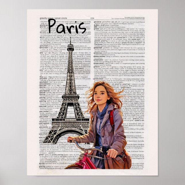 PARIS Dictionary page  Poster (Front)