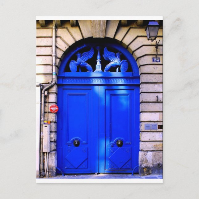Paris Doorway Postcard (Front)
