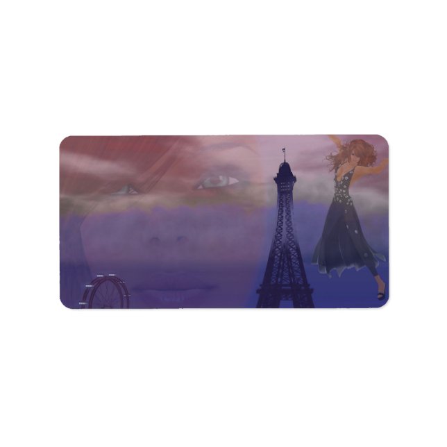 Paris Dreams Address Labels (Front)