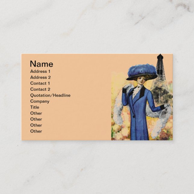 Paris Dreams Business Card (Front)