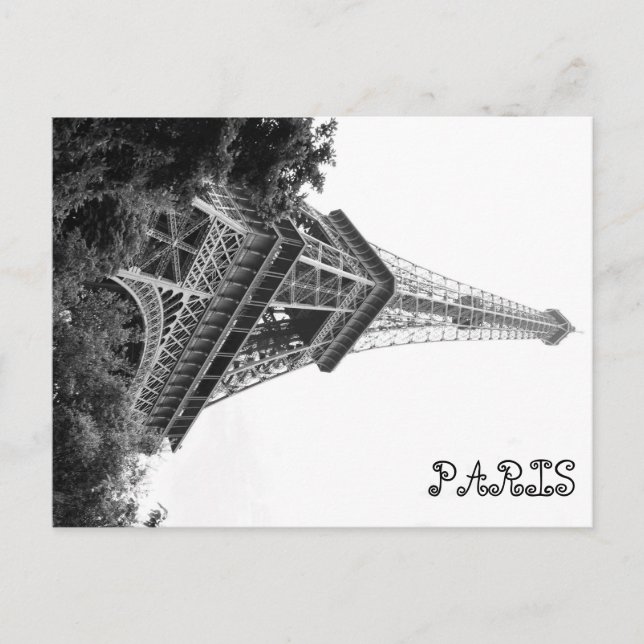 Paris, Eiffel Postcard (Front)