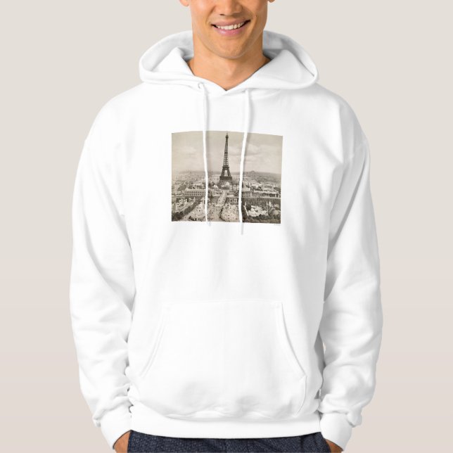 Paris: Eiffel Tower, 1900 Hoodie (Front)