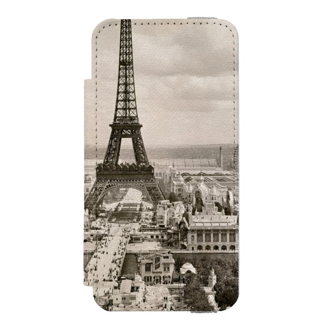 Paris: Eiffel Tower, 1900 Incipio iPhone Wallet Case (Folio Front)