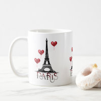 Paris, Eiffel Tower and Red Balloons