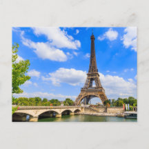 Paris, Eiffel Tower and river Seine, France.