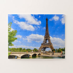 Paris, Eiffel Tower and river Seine, France. Jigsaw Puzzle
