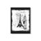Paris Eiffel Tower Black & White Collage Scene