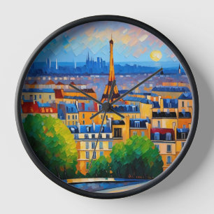 Paris Eiffel Tower Clock