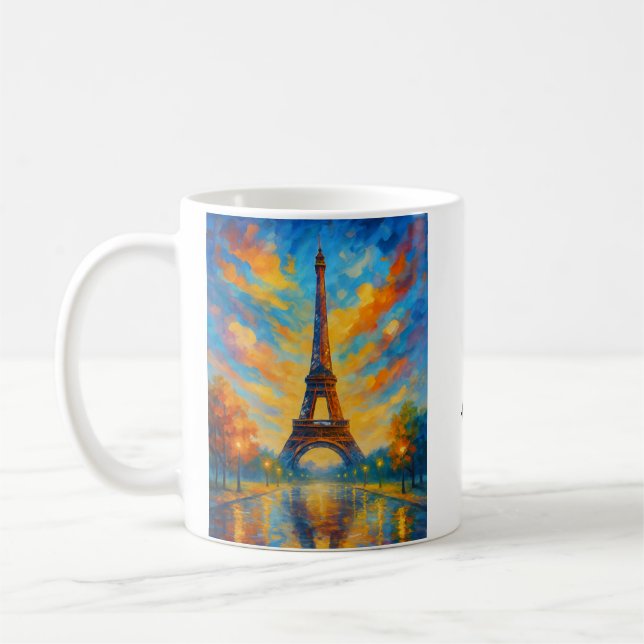 Paris Eiffel Tower Coffee Mug (Left)