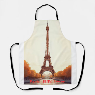 Paris Eiffel Tower Cornhole– France Travel Design. Apron