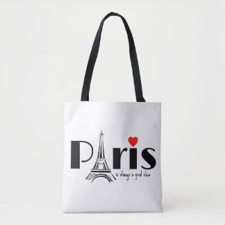 Paris Eiffel Tower Design  Tote Bag