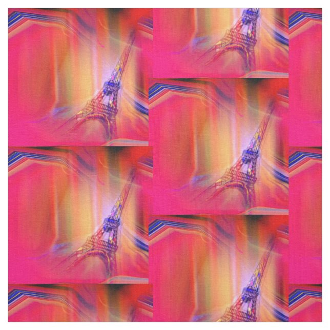 Paris Eiffel Tower Fabric (Swatch)