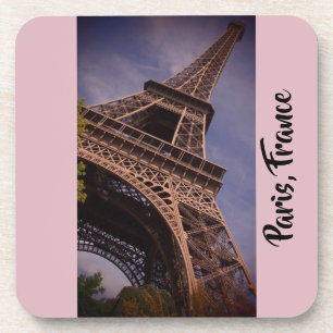 Paris Eiffel Tower Famous Landmark Photo Coaster