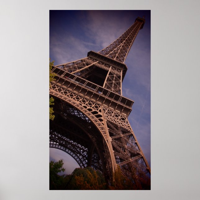 Paris Eiffel Tower Famous Landmark Photo Poster (Front)
