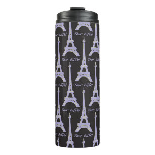 Paris Eiffel Tower France Thermal Tumbler
