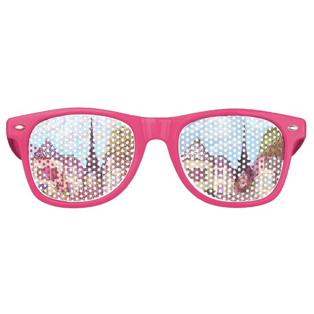Paris Eiffel Tower inspired landscape sunglasses (Front)