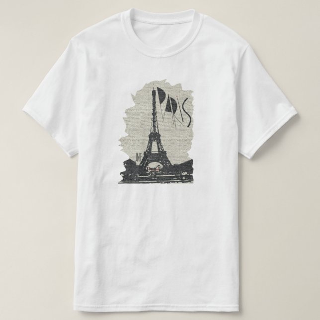 paris eiffel tower jnf T-Shirt (Design Front)