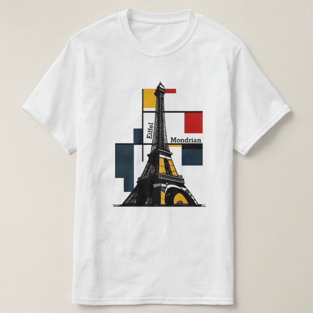paris eiffel tower jnf T-Shirt (Design Front)