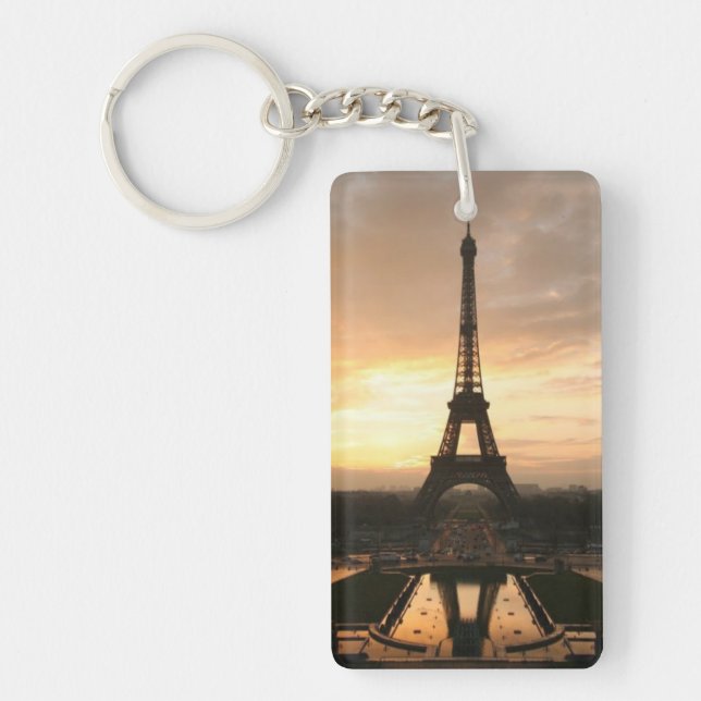 Paris Eiffel Tower keychain (Front)