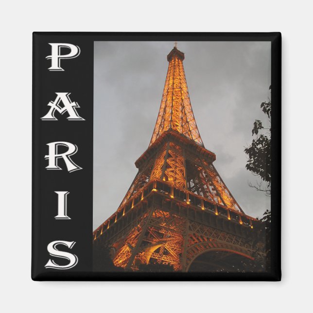 Paris Eiffel Tower Magnet (Front)