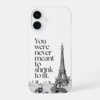 Paris Eiffel Tower Motivational Quote Wall Art