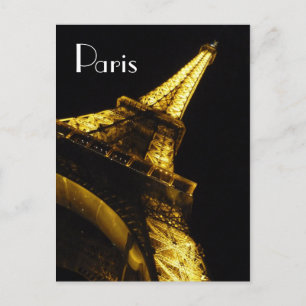 Paris Eiffel Tower Notecard Postcard
